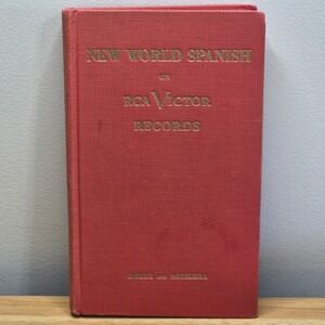 New World Spanish RCA Victor Records Language Course Book Vintage Instructional